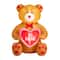 Glitzhome® 6ft. Lighted Valentine's Inflatable Bear with Heart Décor